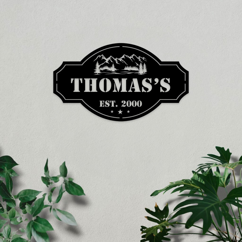 Our Family Personalized Metal Wall Art - Custom Family Metal Sign - Family Name Wall Decor - Home Decor - Vintage Metal Sign - Housewarming Our Family Personalized Metal Wall Art - Custom Family Metal Sign - Family Name Wall Decor - Home Decor - Vintage Metal Sign - Housewarming