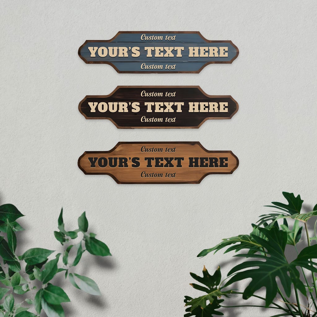 Vintage Custom Sign, Rusty Personalized Sign, Family Name Wall Decor, Outdoor Metal Sign, Housewarming Gift