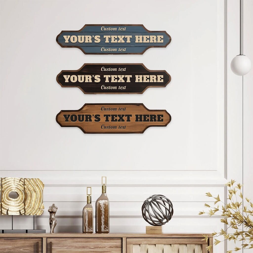 Vintage Custom Sign, Rusty Personalized Sign, Family Name Wall Decor, Outdoor Metal Sign, Housewarming Gift