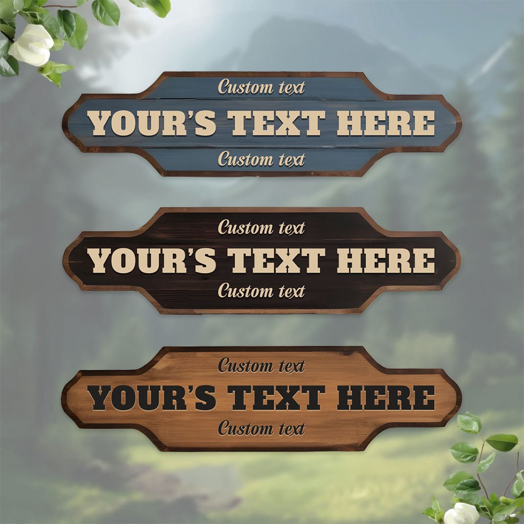 Vintage Custom Sign, Rusty Personalized Sign, Family Name Wall Decor, Outdoor Metal Sign, Housewarming Gift