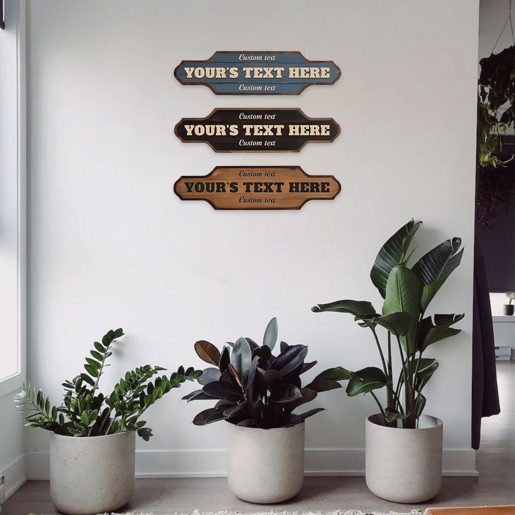 Vintage Custom Sign, Rusty Personalized Sign, Family Name Wall Decor, Outdoor Metal Sign, Housewarming Gift